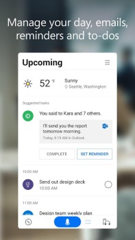 تحميل Microsoft Cortana عمل لنظام أندرويد لقطة شاشة 2