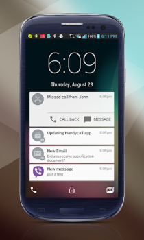 تحميل Lollipop Lockscreen Android L إضفاء الطابع الشخصي لنظام أندرويد لقطة شاشة 2