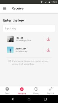 تحميل Send Anywhere (إرسال الملفات) عمل لنظام أندرويد لقطة شاشة 3
