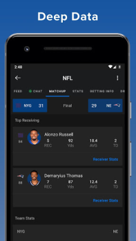 تحميل theScore: Sports News & Scores رياضة لنظام أندرويد لقطة شاشة 3