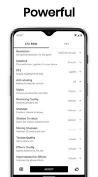 تحميل GFX Tool: Launcher & Optimizer أدوات لنظام أندرويد لقطة شاشة 2