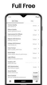تحميل GFX Tool: Launcher & Optimizer أدوات لنظام أندرويد لقطة شاشة 3