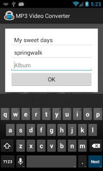MP3 تحويل الفيديو