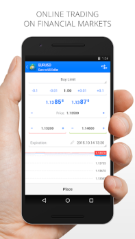 تحميل MetaTrader 4 لتجارة الفوركس المالية لنظام أندرويد لقطة شاشة 3