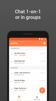 تحميل Confide - secure messenger الاتصالات لنظام أندرويد لقطة شاشة 6