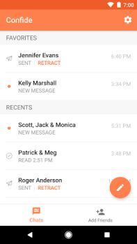 تحميل Confide - secure messenger الاتصالات لنظام أندرويد لقطة شاشة 7