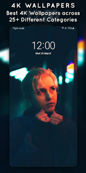 تحميل 4K Wallpapers, Auto Changer إضفاء الطابع الشخصي لنظام أندرويد لقطة شاشة 3