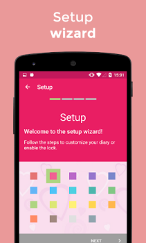 Diary with lock password
