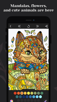 تحميل Coloring pages: Mandala for me ألعاب عارضة لنظام أندرويد لقطة شاشة 3