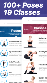تحميل Yoga - Poses & Classes الصحة واللياقة البدنية لنظام أندرويد لقطة شاشة 2