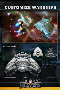 تحميل Galaxy Reavers - Starships RTS الاستراتيجيات لنظام أندرويد لقطة شاشة 3