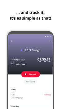 تحميل Boosted Time Tracker عمل لنظام أندرويد لقطة شاشة 4