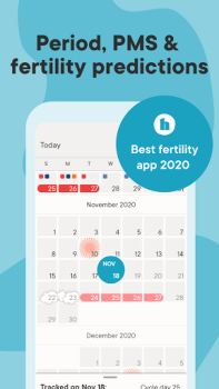تحميل Clue Period Tracker & Calendar الصحة واللياقة البدنية لنظام أندرويد لقطة شاشة 3