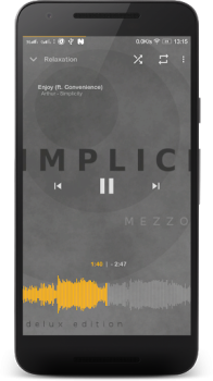 تحميل Music Player Mezzo الموسيقى والصوت لنظام أندرويد لقطة شاشة 2