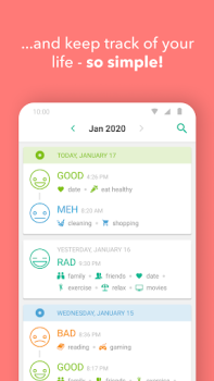 تحميل Daylio Journal - Mood Tracker أسلوب الحياة لنظام أندرويد لقطة شاشة 4