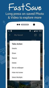 تحميل Video Downloader for Instagram الاجتماعية لنظام أندرويد لقطة شاشة 6