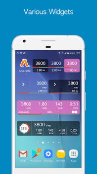 تحميل Accupedo Pedometer الصحة واللياقة البدنية لنظام أندرويد لقطة شاشة 7