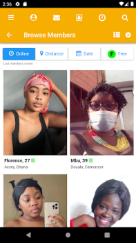 تحميل KissesOfAfrica Flirt التعارف لنظام أندرويد لقطة شاشة 2