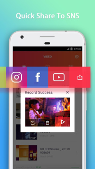 تحميل GO Recorder مشغلات الفيديو والمحررين لنظام أندرويد لقطة شاشة 4