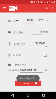 تحميل Rec. (Screen Recorder) مشغلات الفيديو والمحررين لنظام أندرويد لقطة شاشة 4