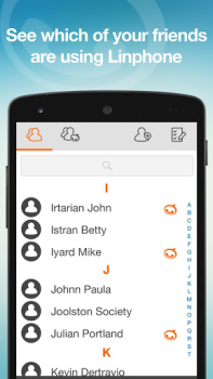 تحميل Linphone الاتصالات لنظام أندرويد لقطة شاشة 4