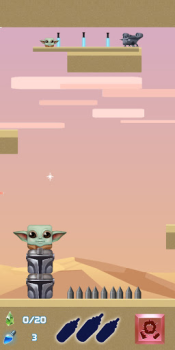 تحميل Square Baby Yoda: Cyber Casual Force Adventures مغامرة لنظام أندرويد لقطة شاشة 5