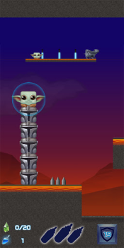 تحميل Square Baby Yoda: Cyber Casual Force Adventures مغامرة لنظام أندرويد لقطة شاشة 6
