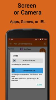 تحميل Ace Live Streaming أدوات لنظام أندرويد لقطة شاشة 3