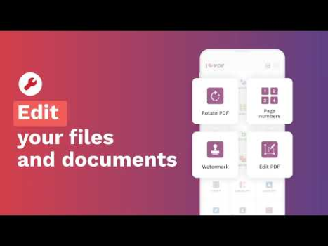 iLovePDF - تعديل ومسح PDF