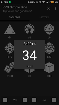 تحميل RPG Simple Dice أدوات لنظام أندرويد لقطة شاشة 2