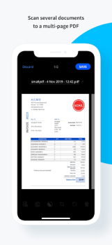 Smallpdf ماسح ضوئي لملفات PDF