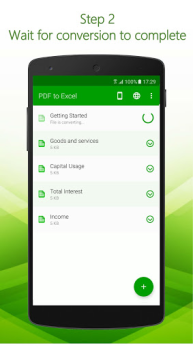 تحميل PDF to Excel - PDF File Conver عمل لنظام أندرويد لقطة شاشة 3