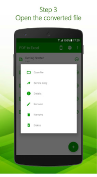 تحميل PDF to Excel - PDF File Conver عمل لنظام أندرويد لقطة شاشة 4
