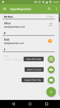 تحميل OpenKeychain: Easy PGP الاتصالات لنظام أندرويد لقطة شاشة 3