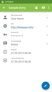 Keepass2Android Password Safe
