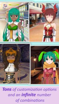 تحميل Anime Avatar Maker - Character Creator وسائل الترفيه لنظام أندرويد لقطة شاشة 3
