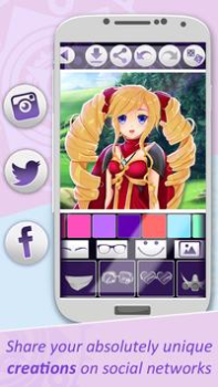 تحميل Anime Avatar Maker - Character Creator وسائل الترفيه لنظام أندرويد لقطة شاشة 5