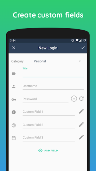 تحميل One Key: password manager عمل لنظام أندرويد لقطة شاشة 3