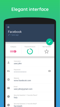 تحميل One Key: password manager عمل لنظام أندرويد لقطة شاشة 6