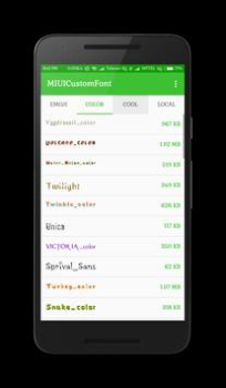تحميل Custom Font Installer For MIUI أدوات لنظام أندرويد لقطة شاشة 3