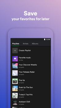 تحميل Spotify Lite الموسيقى والصوت لنظام أندرويد لقطة شاشة 4