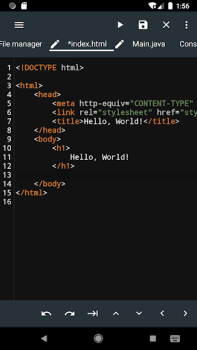 تحميل Html Editor أدوات لنظام أندرويد لقطة شاشة 4