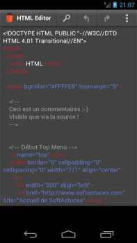 تحميل HTML Editor أدوات لنظام أندرويد لقطة شاشة 2