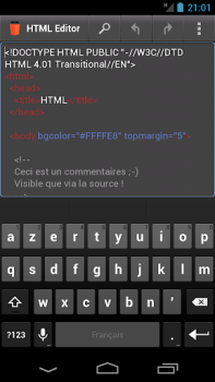 تحميل HTML Editor أدوات لنظام أندرويد لقطة شاشة 4