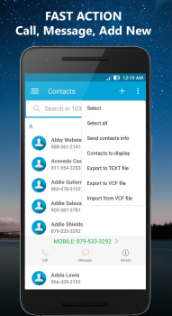 تحميل Simple contacts أدوات لنظام أندرويد لقطة شاشة 2