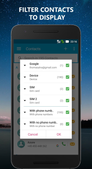تحميل Simple contacts أدوات لنظام أندرويد لقطة شاشة 3