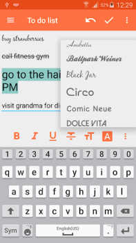 تحميل Text Editor عمل لنظام أندرويد لقطة شاشة 5