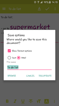 تحميل Text Editor عمل لنظام أندرويد لقطة شاشة 6