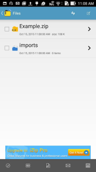 تحميل iZip - Zip Unzip Tool أدوات لنظام أندرويد لقطة شاشة 2