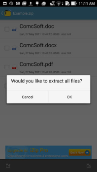 تحميل iZip - Zip Unzip Tool أدوات لنظام أندرويد لقطة شاشة 4